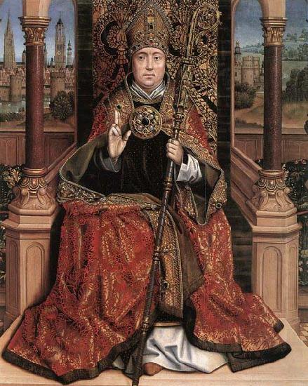 Master of the Saint Lucy Legend St Nicholas Altarpiece oil painting picture